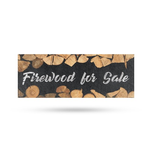 Firewood for sale - sale, decal