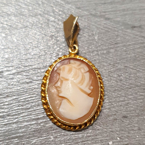 9ct yellow gold vintage oval - vintage,