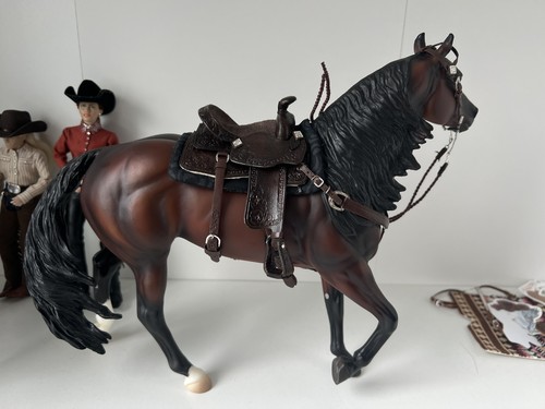Handmade model horse tack set - handmade,
