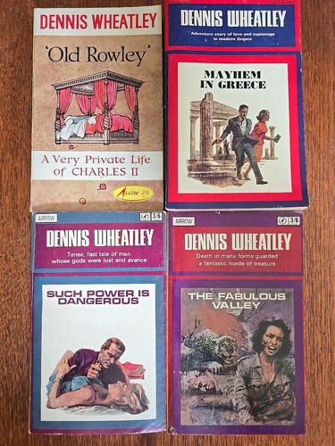 Four vintage dennis wheatley - four,