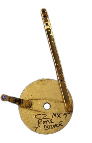Motocross rear brake plate - cz,