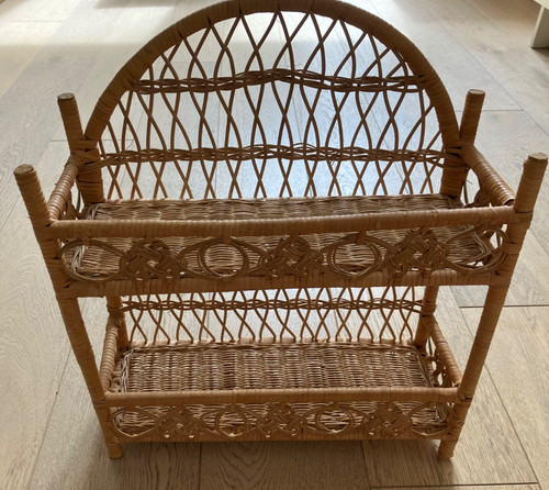 Vintage bamboo rattan wicker - bamboo,