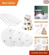 Durable Plastic Cake Pegs and Separator Plates – Create Exquisite Tiered Cakes