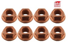 8x Febi Exhaust Manifold Nuts For Mercedes-Benz Sprinter 3.5-T 313 CDI (906.131,