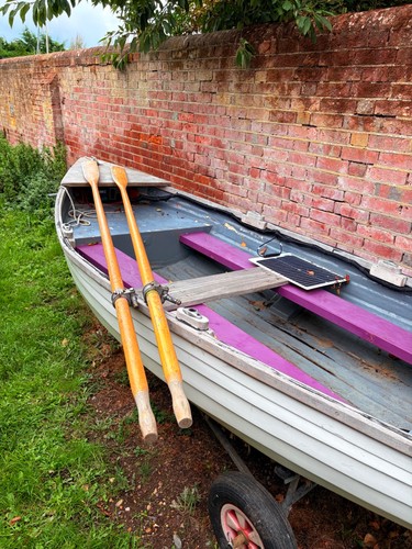 Dinghy tender rowing - , boat