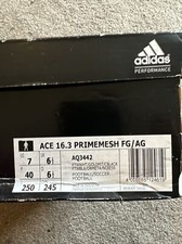 adidas Predator 16.3 FG Men's Football Boots - White/Black/Gold - RARE!!!