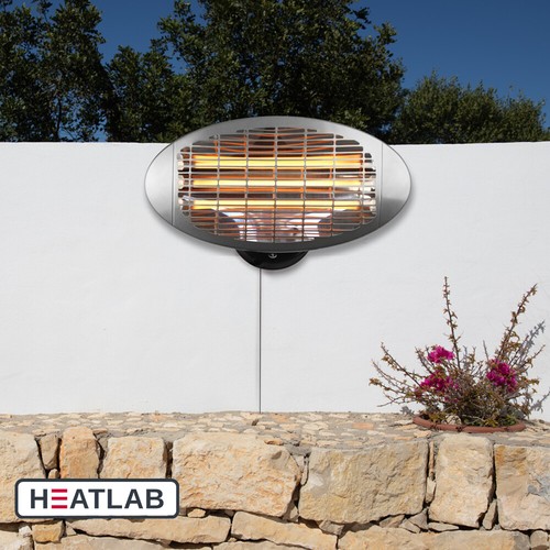 Wall mounted patio - wall, heater