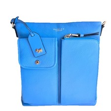 RADLEY Handbag Blue Leather