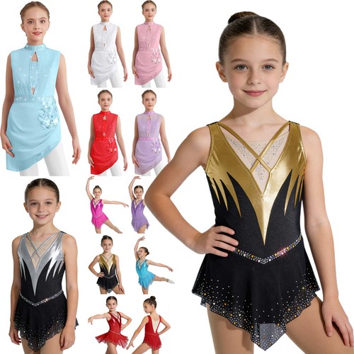 Girls figure skating dance - girls,