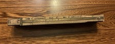 Antique Folding Wooden Ruler