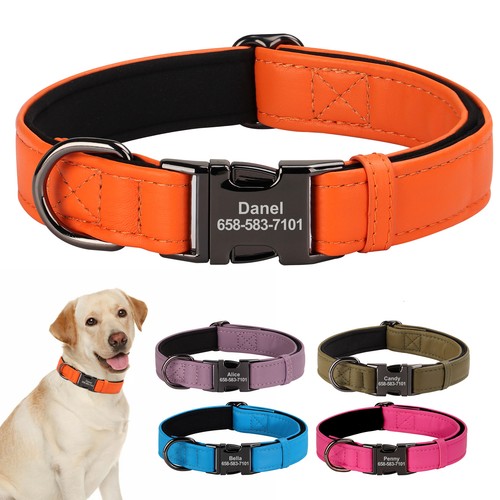 Soft leather personalised dog - leather,