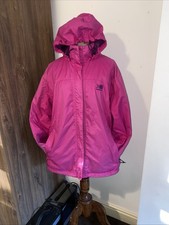 Karrimor Lightweight weatherlite rain jacket size UK 16 women’s hooded Ladies