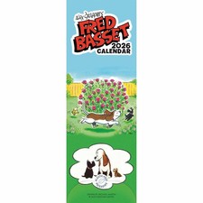 Fred Basset Slim Calendar 2026