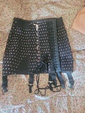 1930s 40s Corset   Lace Up