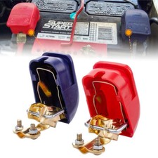 2Pcs/set Quick Release Battery Terminals Clamps Car Caravan Boat Low Profile 12V