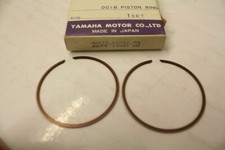NOS YAMAHA 1983 YZ80 YZ 80 2ND 0.50 O/S PISTON RINGS 22W-11601-20
