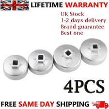 4Pcs/set Oil Filter Cap Socket Wrench Removal Tool For VW Audi Ford Mercedes UK