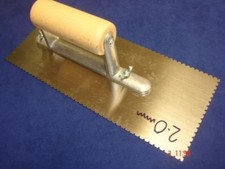Flooring adhesive notched - flooring, v