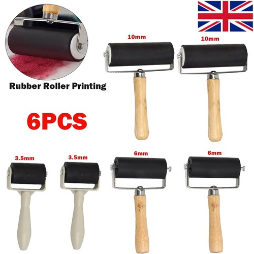 6pc hard rubber - rubber, roller