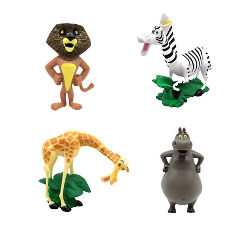 4pcs madagascar cartoon - madagascar,