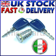 FIAT PUNTO MK1 SEICENTO TIPO TEMPRA Door Lock Set Barrel & Keys MADE IN ITALY