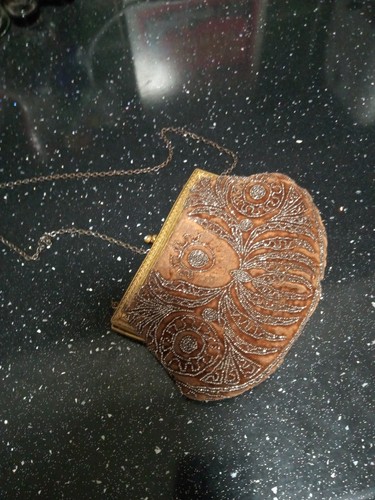 Lovely sequinned purse - sequinned, art