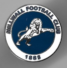 Millwall FC Enamel Football Pin Badge  (ref: W&W001)