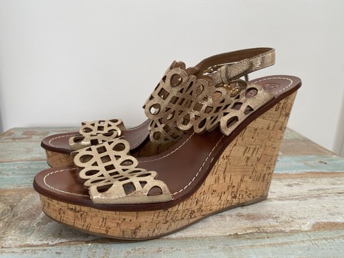 Tory burch gold leather - tory,