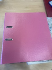 WH SMITH PINK ROLLBOUND LEVER