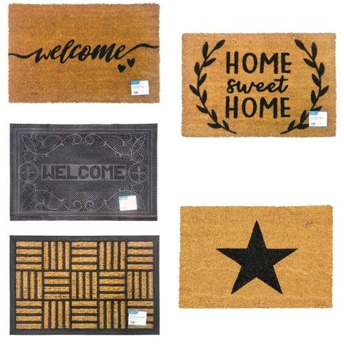 Non slip door mat natural - non,