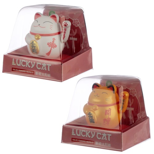 Waving cat solar pal - waving,