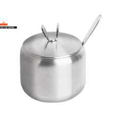 Gold Silver Sugar Bowl with