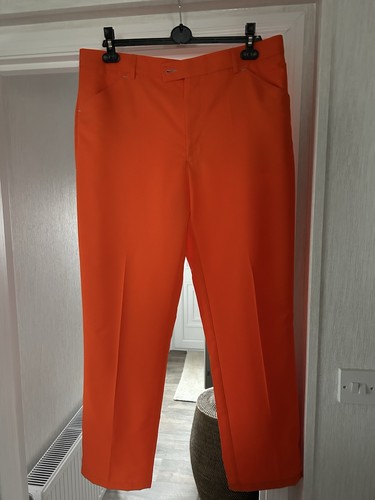 Stromberg orange golf trousers - stromberg,