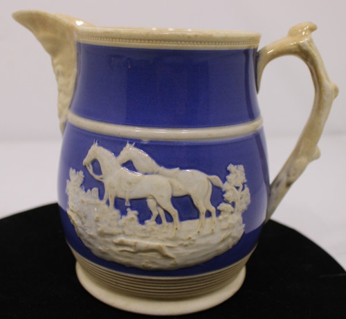 Antique pearlware hunting - antique,