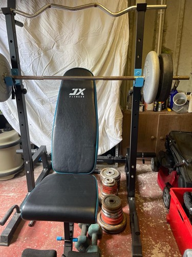Home weight bench and - and, weights