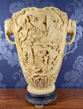 VINTAGE LARGE ORNATE HEAVILY