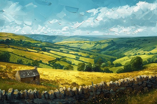 Yorkshire dales countryside - dales,