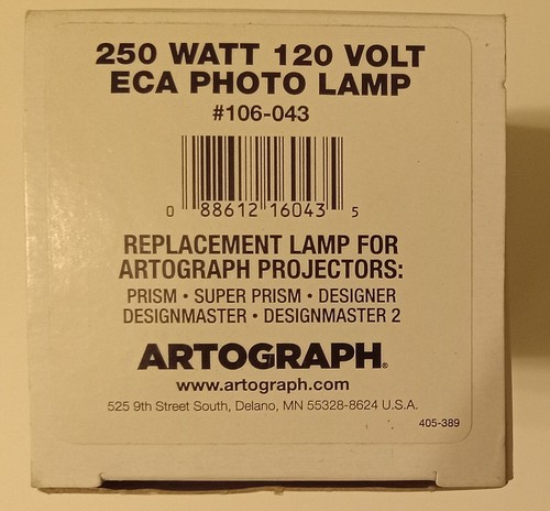 Replacement lamp for artograph - lamp,