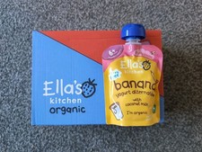 2x Ella's Kitchen Dairy Free Banana Yoghurt Alt from 6 Months 90g Pack of 6