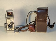 Bell & Howell Sundial 8mm Cine Camera w/ Reilach Wide-Angle Telephoto & Case