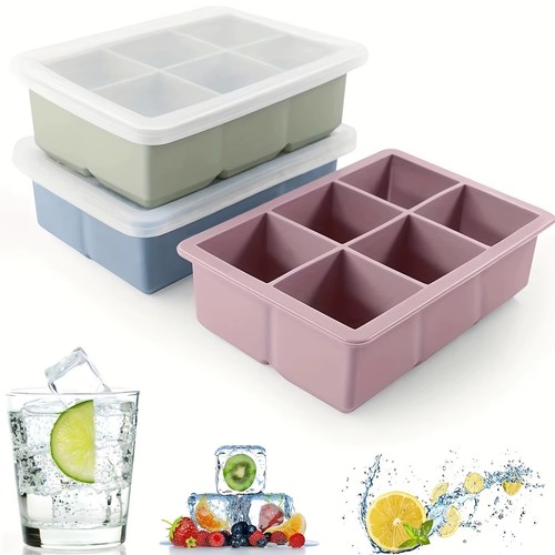 Large ice cube tray square - cube,