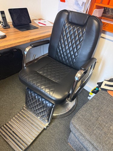 Refurbished barbers chair - chair, in