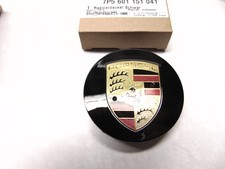 New Genuine Porsche 718 Boxster Cayman 2017+ Black Wheel Center Cap Convex