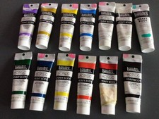 Liquitex acrylic tubes of heavy body paint, assorted colours, 59 ml/2 fl.oz