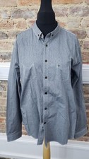 Gabicci Grey Shirt Size 2XL Star Print mens 