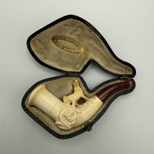 Antique carved horses - antique,