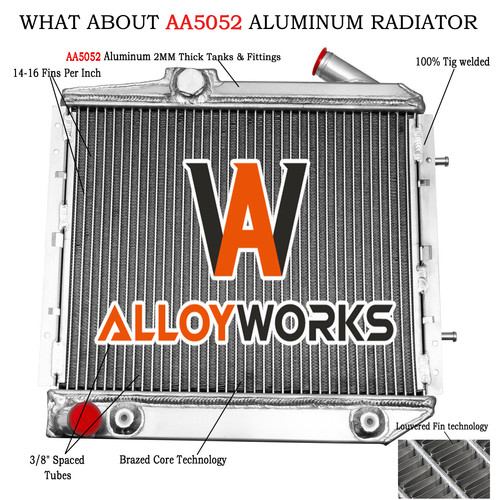Aluminium radiator fits - radiator,