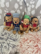 Various Winnie the Pooh Beanies from Disney, all with original tags