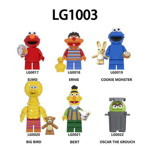 Custom lego sesame street st - 6,