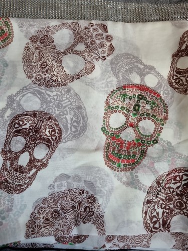 Xxl cream skull print - xxl,